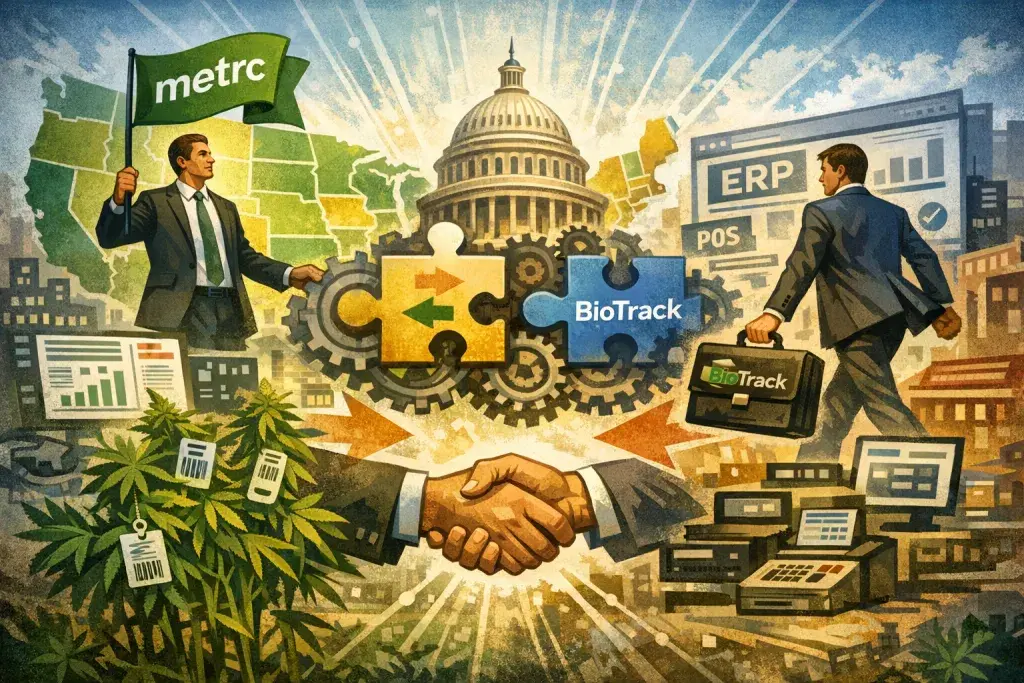 Metrc Absorbs BioTrack's State Contracts in Major Cannabis Tracking Shift