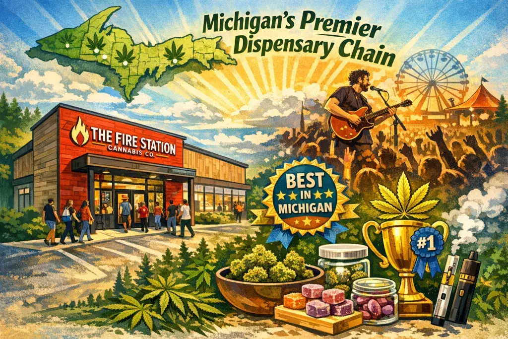 The Fire Station Cannabis Company Earns Acclaim as Michigan's Premier Dispensary Chain