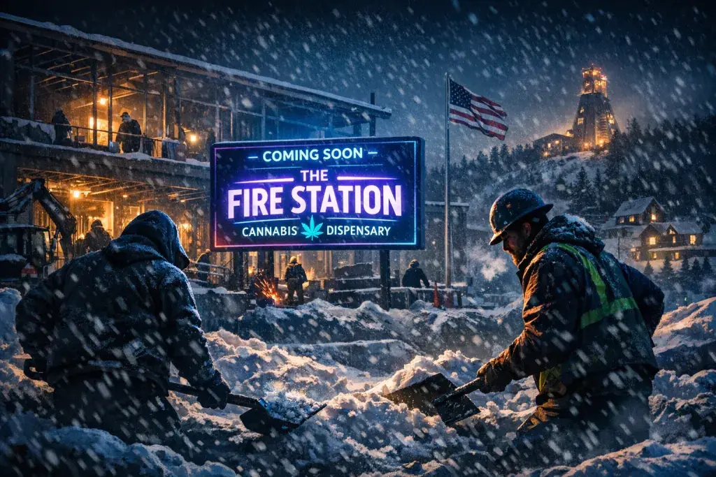 Fire Station Cannabis Dispensary Expands to Houghton Amid Harsh Winter Build