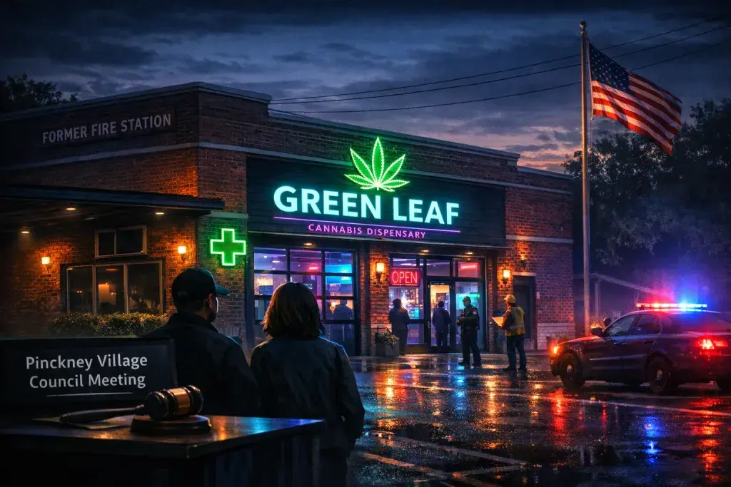 Pinckney Village Council Approves Fire Station Conversion for Marijuana Retail