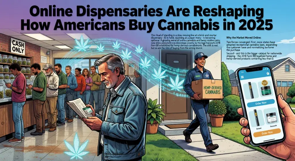 Online Dispensaries Are Reshaping How Americans Buy Cannabis in 2025
