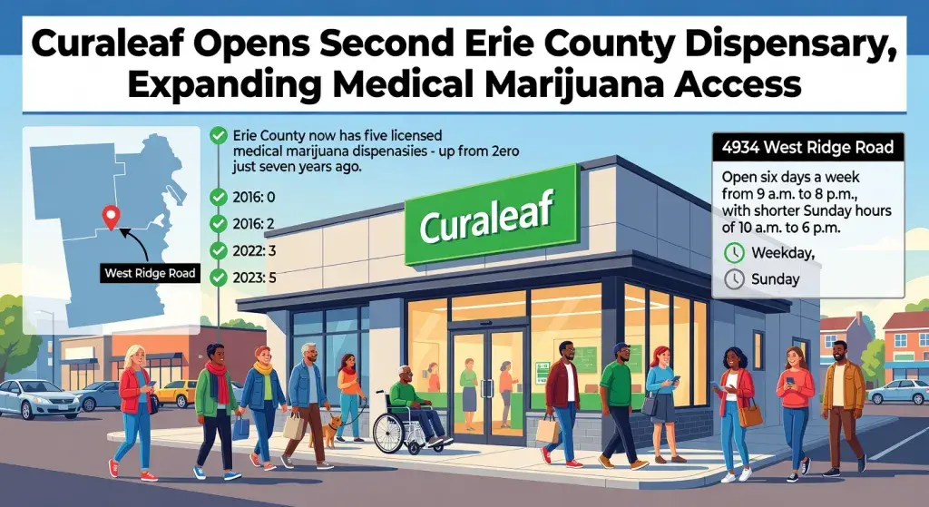 Curaleaf Opens Second Erie County Dispensary, Expanding Medical Marijuana Access