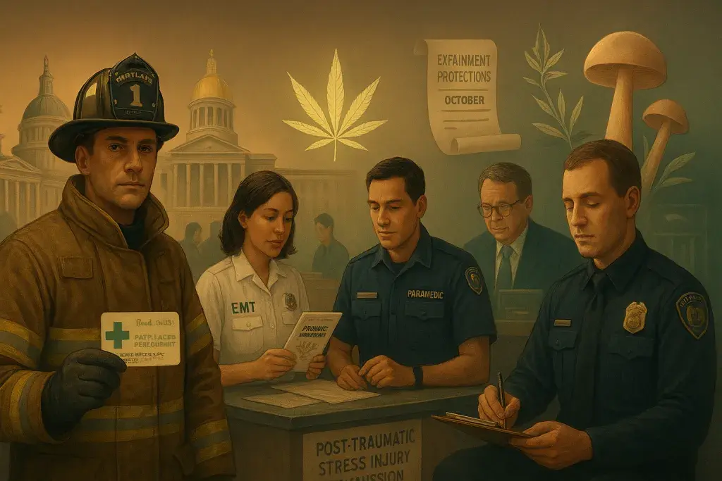 States Push New Mental Health Protections for First Responders Into Cannabis Policy