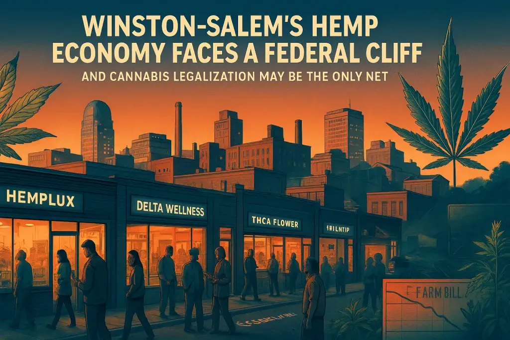 Winston-Salem's Hemp Economy Faces a Federal Cliff - and Cannabis Legalization May Be the Only Net