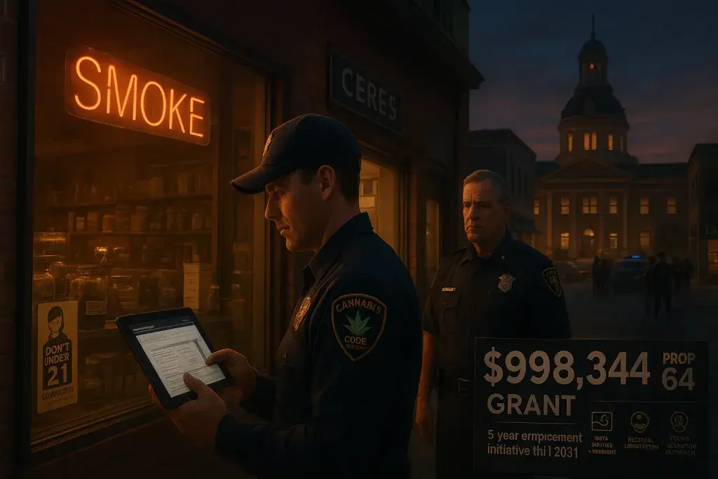 Ceres Secures $1 Million Grant to Build Proactive Cannabis Enforcement Unit