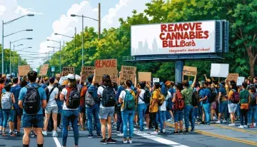 Philadelphia Parents Protest Cannabis Billboard Overlooking School