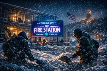 Fire Station Cannabis Dispensary Expands to Houghton Amid Harsh Winter Build